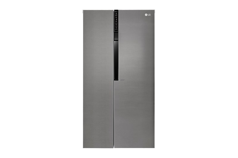 Vue avant de Réfrigérateur Américain | 591 L | Compresseur Linéaire | Moist Balance Crisper | Total No Frost | Smart Diagnosis | F LG GSB360BASZ